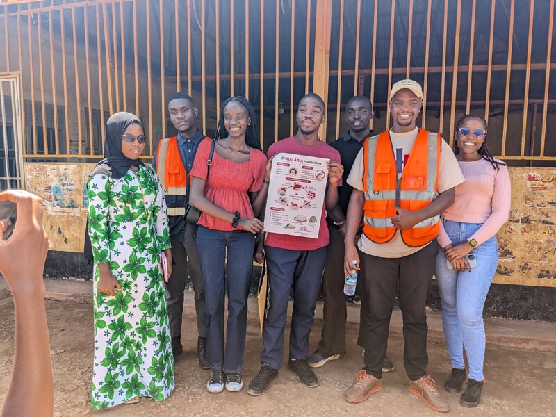 Field team after outreach
